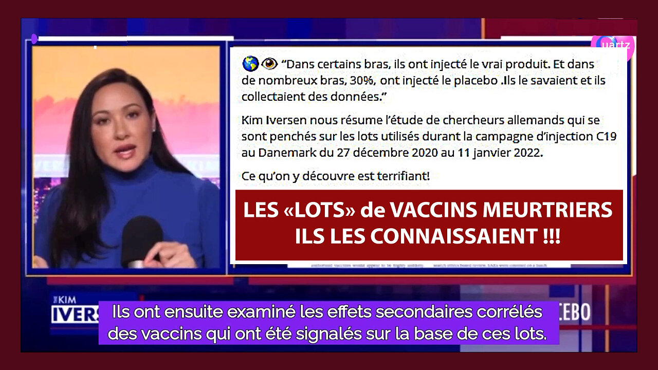 La VACCINATION "ASSASSINE" était judicieusement programmée ! (Hd 720)