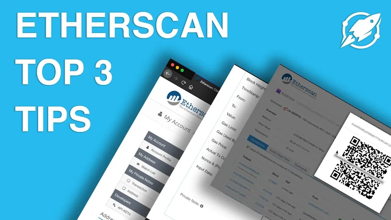 Etherscan: Top 3 Tips - Emailing Notifications, Private Memos, and QR Codes