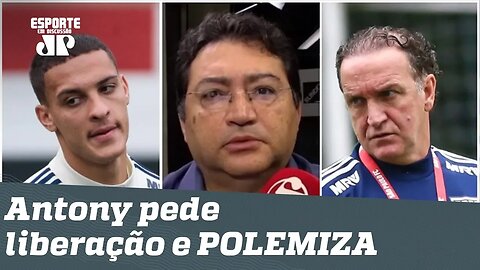 E o São Paulo? Antony pede pra ir à Seleção Olímpica e causa POLÊMICA!