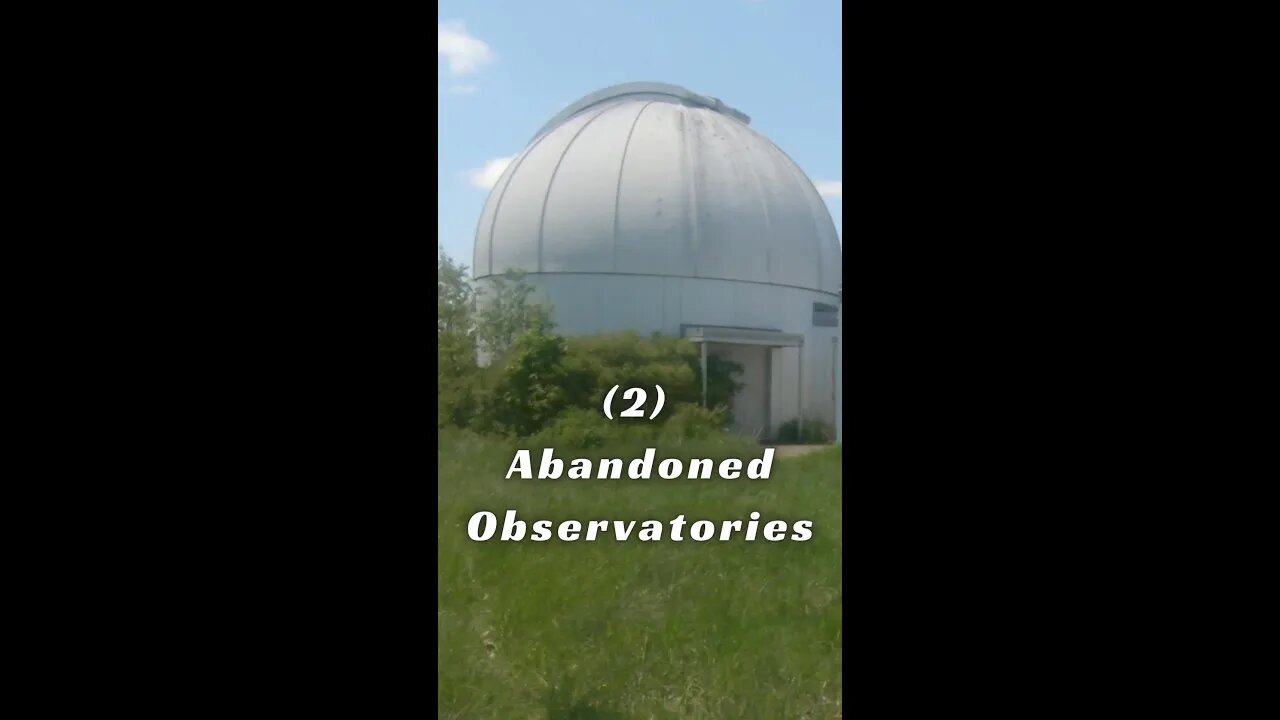 Found Two Abandoned Observatories with Jeep Cherokee XJ