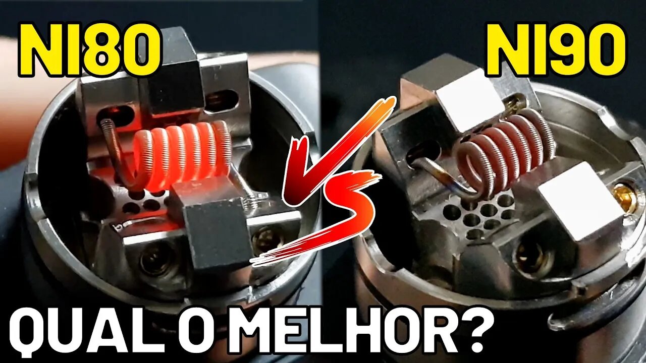 Diferença entre coil de Ni80 e Ni90? Quando usar o Ni90? Vale a pena usar coil de Ni90? POWER ou TC?