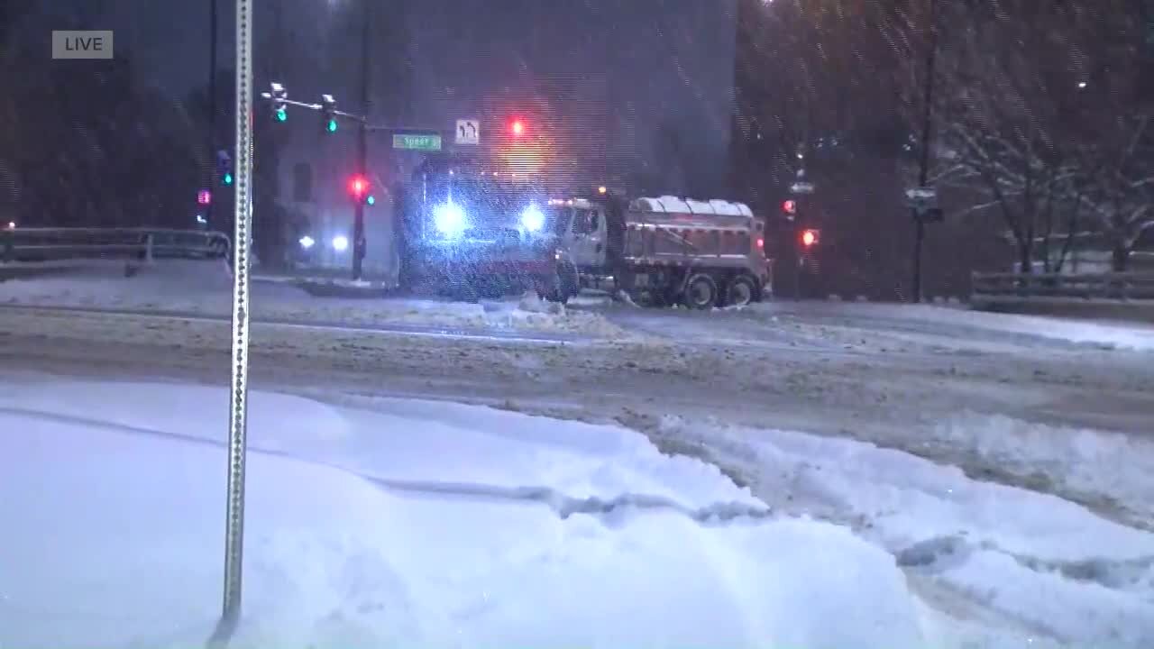 Current conditions in downtown Denver - 5 a.m. Thursday