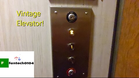Vintage Hydraulic Elevator @ 1259 Hyde Park Avenue - Boston, Massachusetts