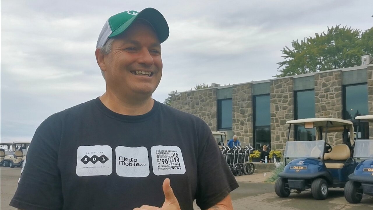 Entrevue Dom Larrivée golf