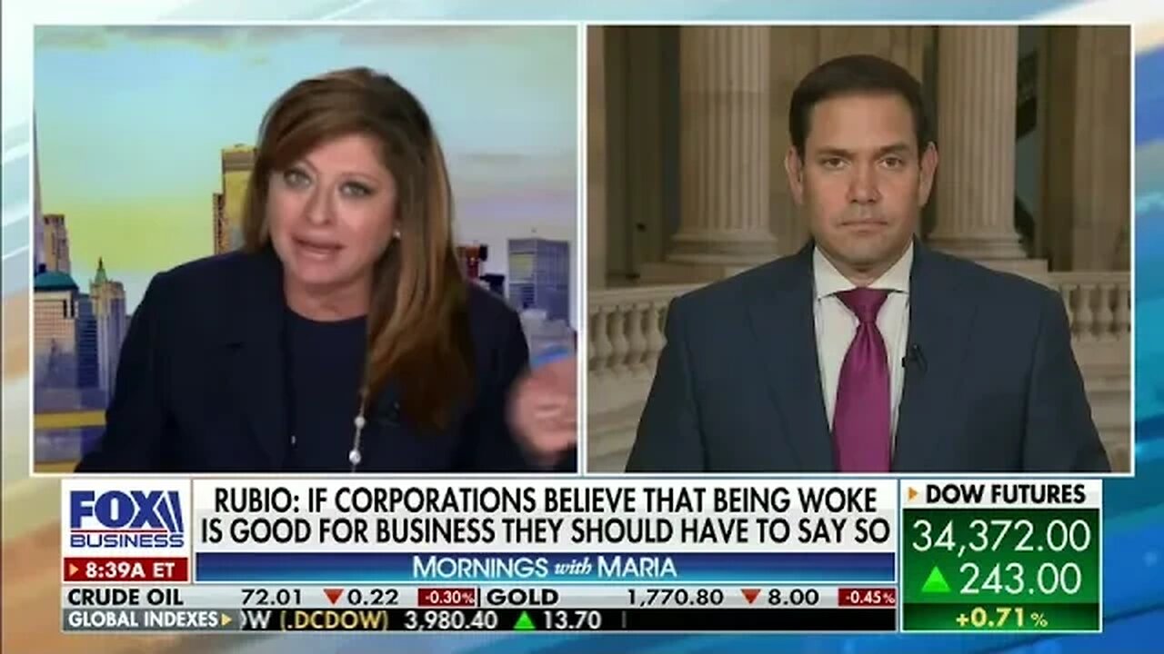 Senator Rubio Joins Mornings with Maria to Talk China, Woke Corporations, and the Border Crisis