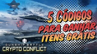 Gunship Battle Crypto Conflict Jogo NFT Free to play PEGUE AQUI 5 Códigos para Ganhar Itens Grátis