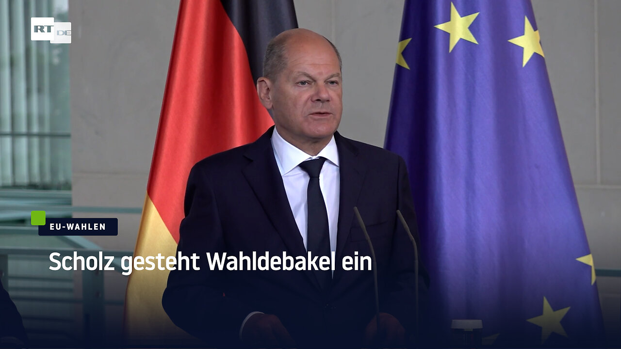 Scholz gesteht Wahldebakel ein