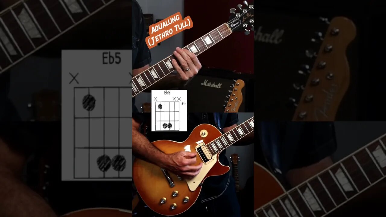 Aqualung by Jethro Tull is an all time classic guitar riff you should learn! #shorts