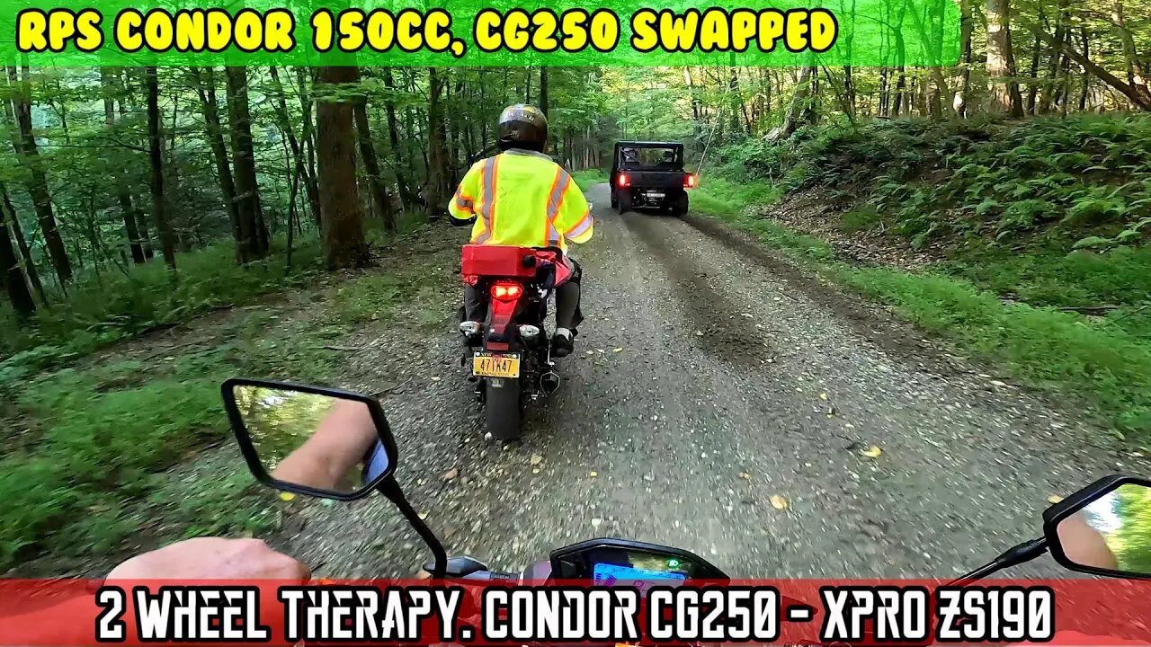 (E16) Xpro X7 with ZS190 and the RPS Condor CG250 do a 35 mile loop, UTV, race