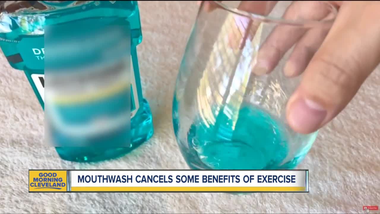 Skip the mouthwash after a workout