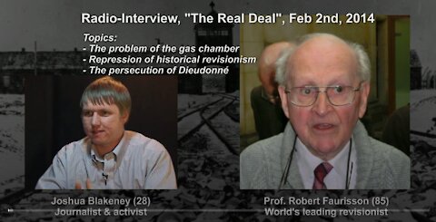 (mirror) Robert Faurisson Interview with Joshua Blakeney Feb 2nd, 2014