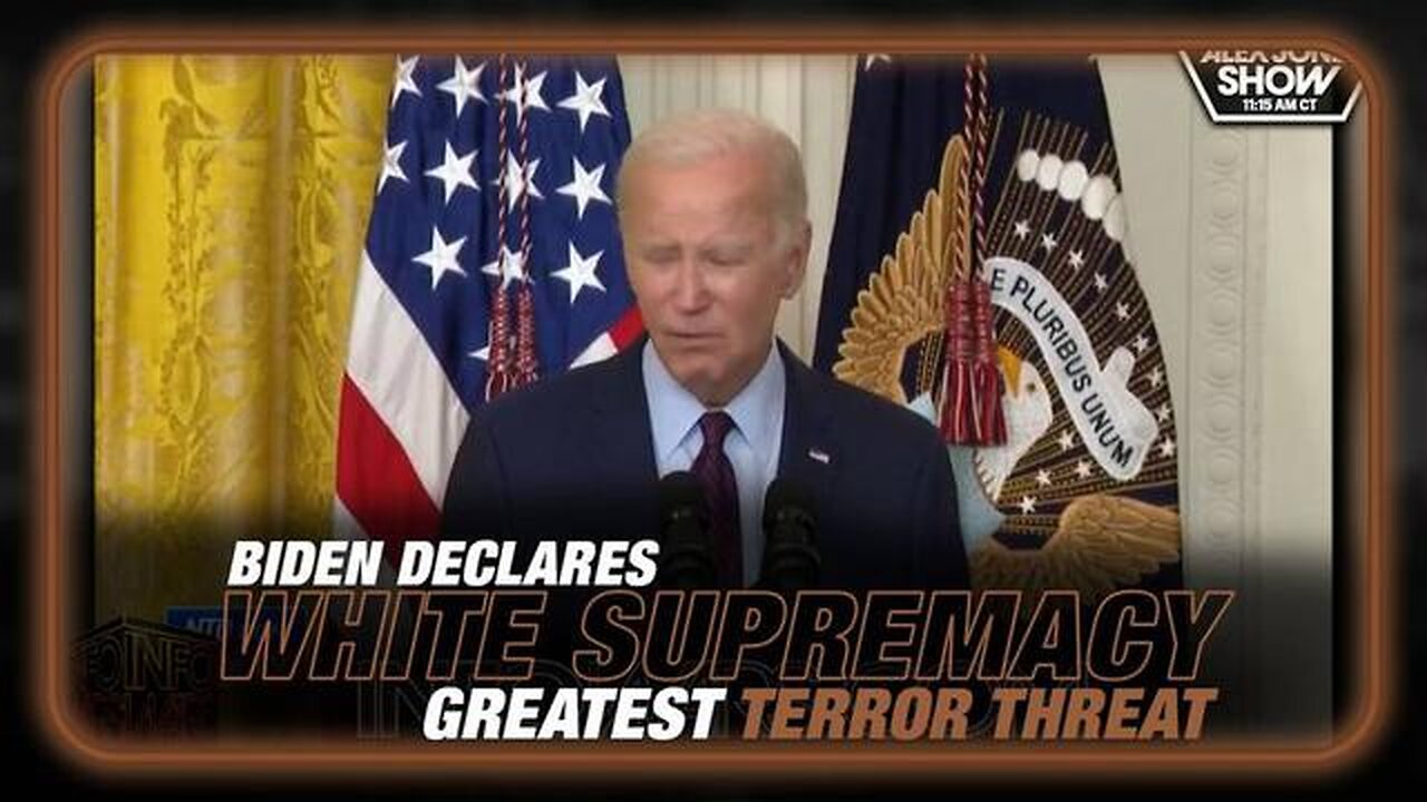 SEE BIDEN DECLARE 'WHITE SUPREMACY' GREATEST TERROR THREAT AFTER JACKSONVILLE SHOOTING