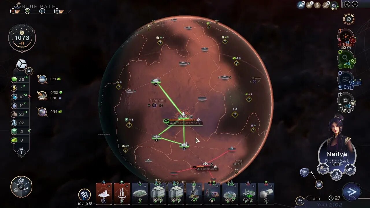 Terraformers; Blue Mars; part 2, turns 21 to 31; well, both ice caps are EXTRA CRISPY anyways, yay.