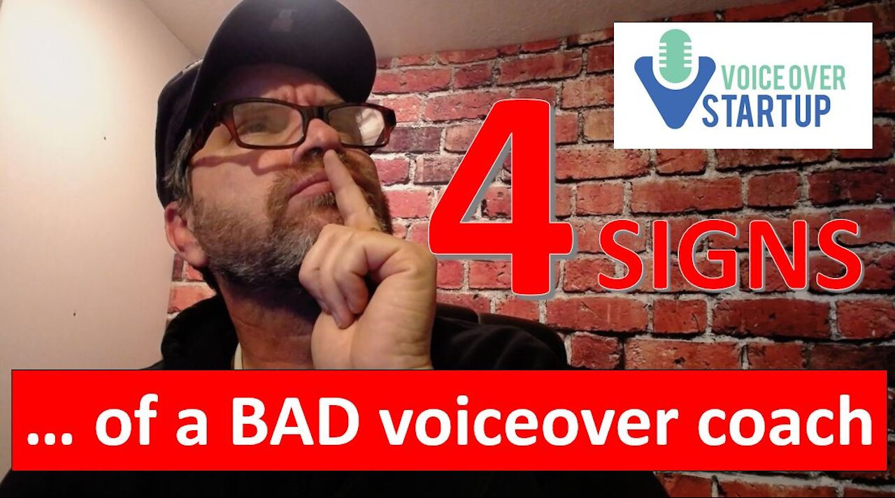 4 Signs of a bad voiceover coach