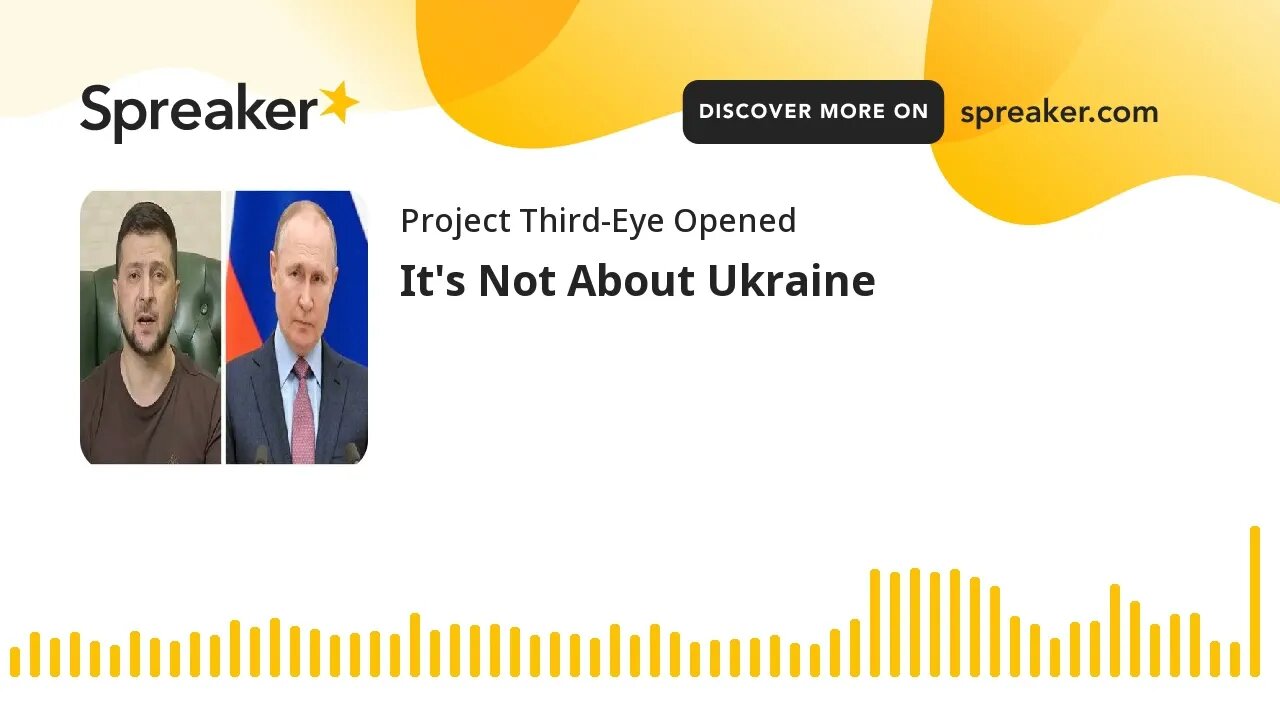 It's Not About Ukraine