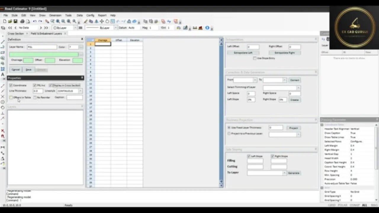 Earth Work Quantity in Road Estimator | Basic & Advanced Road Estimator Tutorial