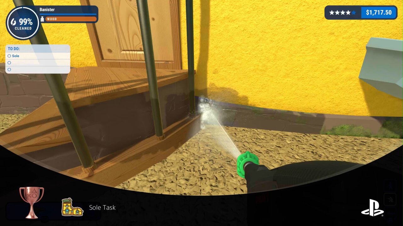 Platinum Walkthrough Power Wash Simulator PS5 - Trophy #9 Sole Task