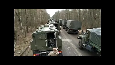 ★★★ Column of servicemen from Chechnya somewhere in the forests of Ukraine