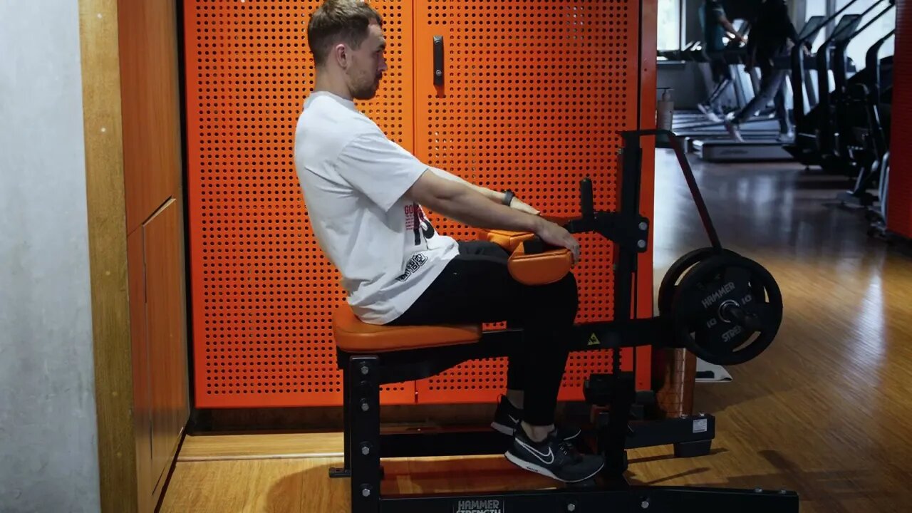 Seated Calf Raise Life Fitness Machine