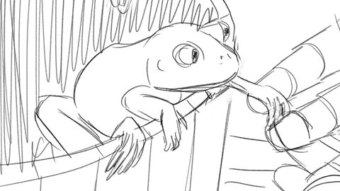 DRAWIN' FROGS... Coz metaphorical storytelling is TIGHT