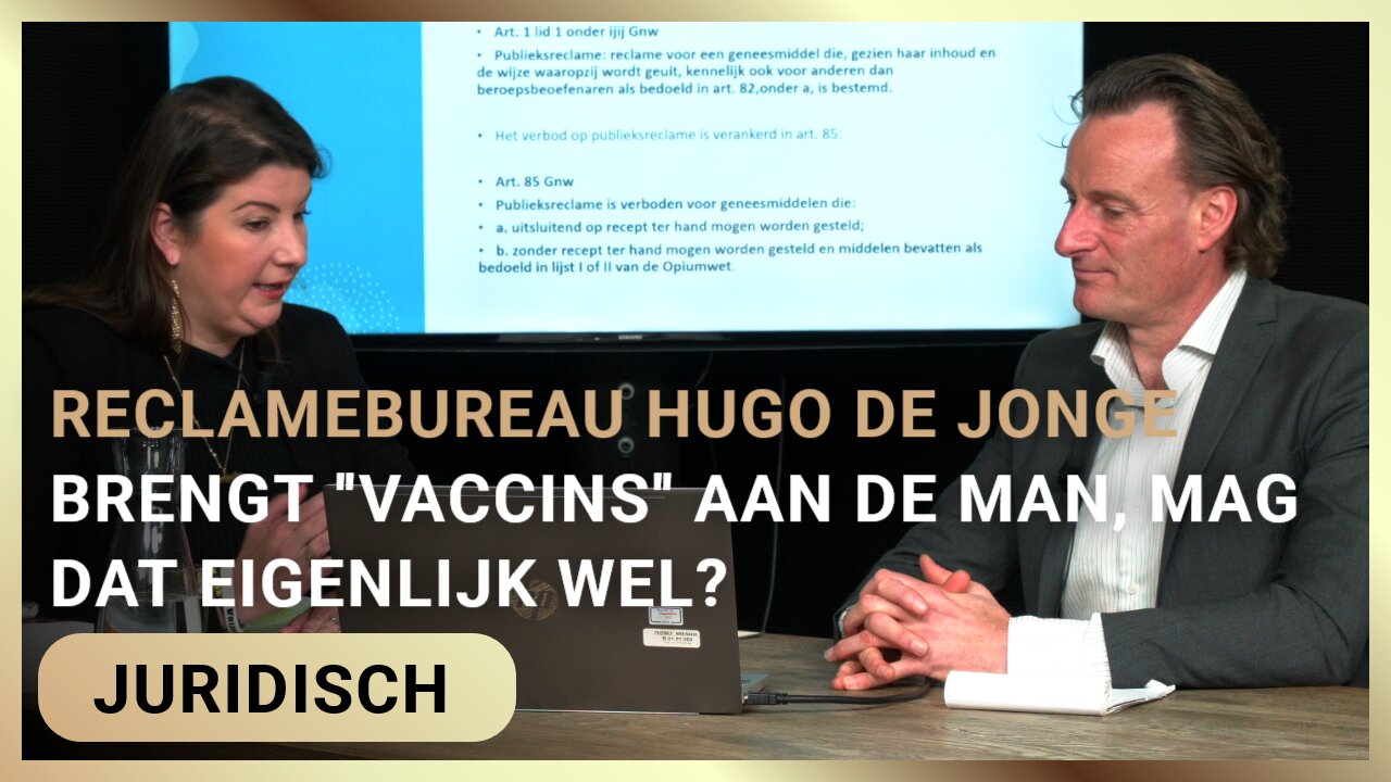 Reclamebureau Hugo de Jonge brengt "vaccins" aan de man, mag dat eigenlijk wel?