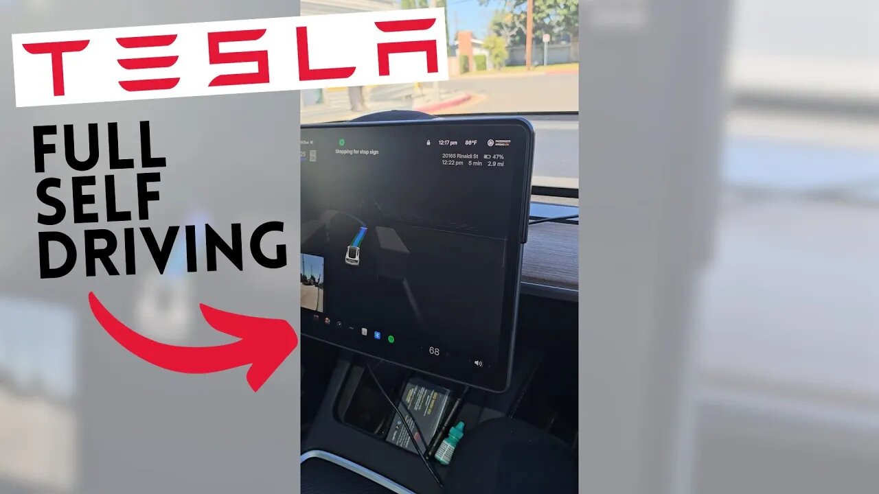 Tesla Full Self Driving In The Streets Of LA