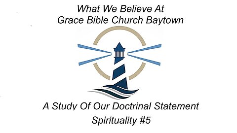 6/18/2023 - Session 2 - What We Believe - Spirituality #5