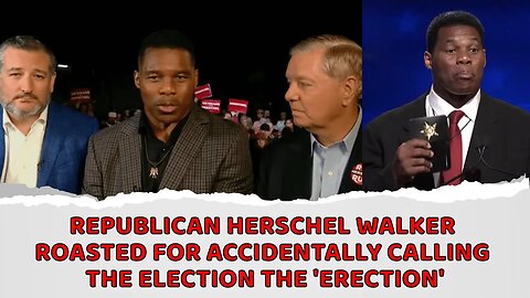 Herschel Walker's NSFW Slip-Up Gets 'Erection' Trending On Twitter