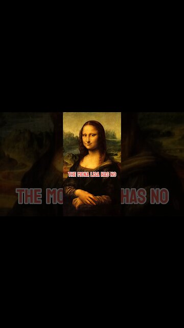 Mona Lisa Has no eye brows #shorts #shortsfeed #shortsvideo #shortsviral #interestingfacts #didyou
