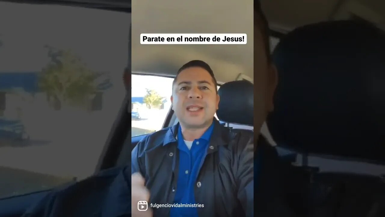 Parate en el nombre de Jesus!