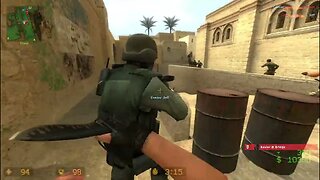 Counter Strike Source Dust 1 Bots #43 Only Knives