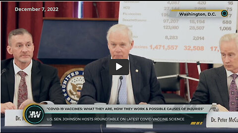 U.S. Senator Ron Johnson Hosts Expert Roundtable on Covid Vaccines