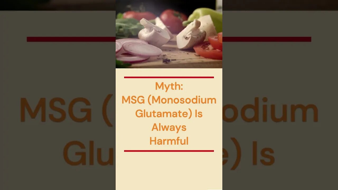 MSG Monosodium Glutamate Is Always Harmful#health #msg
