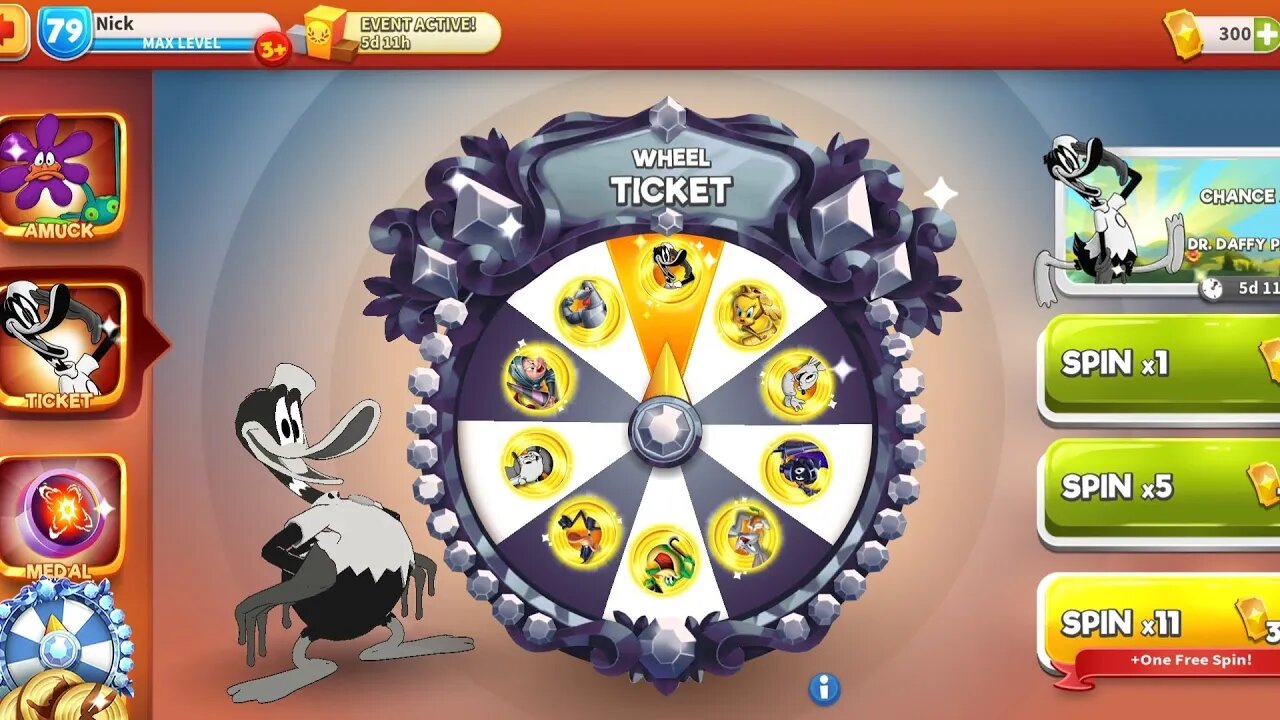 300 Gold Tickets Used!! 110 Spins - Looney Tunes World of Mayhem - Subscribe for more