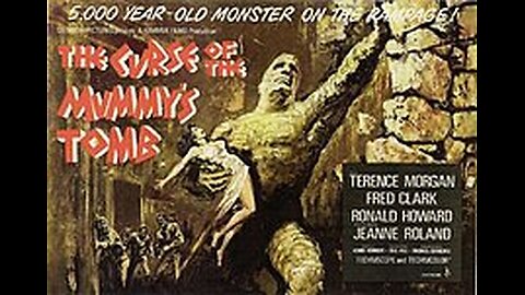 The Curse Of The Mummy's Tomb 1964 Film in English, Terence Morgan, Ronald Howard, Fred Clark