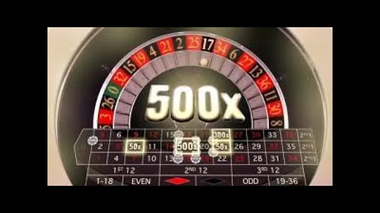 LIGHTNING ROULETTE ⚡ 500X WIN! 📈