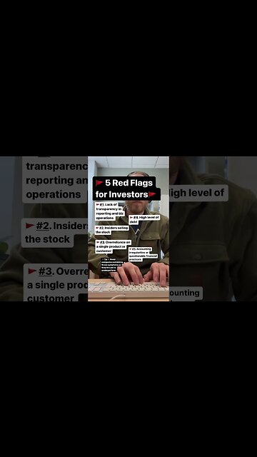 5 Red Flags for Investors