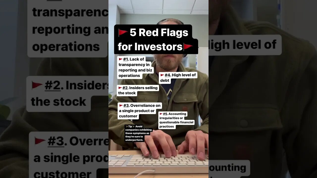 5 Red Flags for Investors