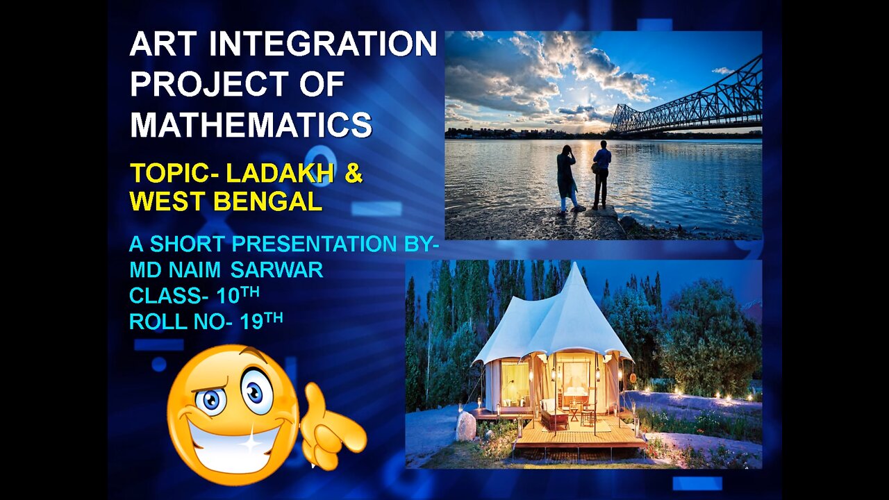 PPT ON ART INTEGRATED PROJECT (TOPIC-LADAKH & WEST-BENGAL)