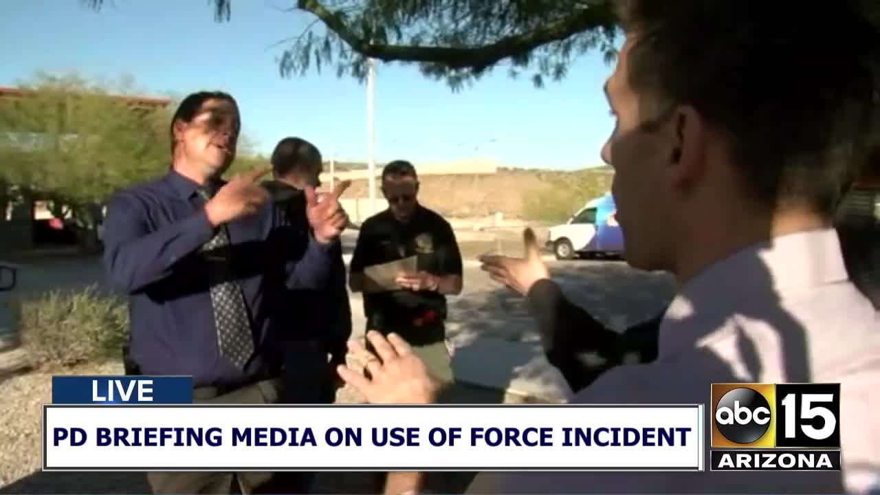 WATCH: ABC15 confronts Glendale police ahead of no-camera briefing on tasing incident