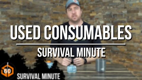 Survival Minute: Used consumables