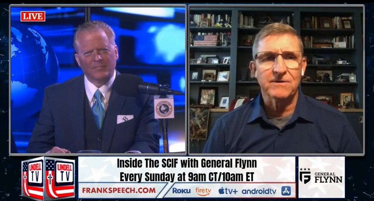 General Flynn and Brannon Howse Inside the SCIF