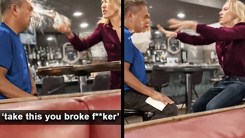 Woman MAD Date Doesn't Want To Pay Then Does This...