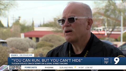 "You can run, but you can't hide" Tucson Police take on illegal street racers