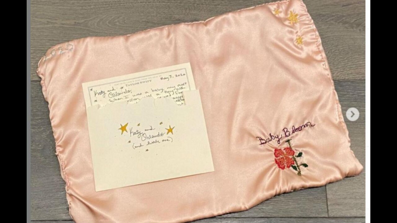 Taylor Swift sends Katy Perry hand embroidered blanket for daughter Daisy