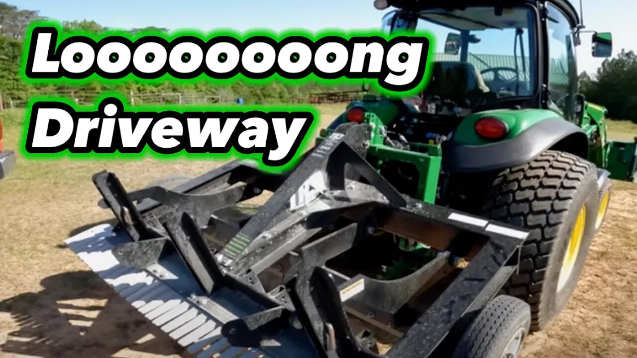 The FASTEST Way EVER To FIX a LONG Gravel Driveway