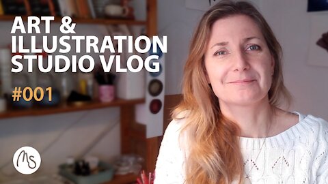 Art & Illustration Vlog #001 / One week with client and personal work