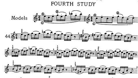 [TRUMPET WARM-UPS] 100 Original Daily Warm Ups for Trumpet or Cornet by (Charles Colin) 44