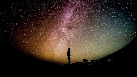 Relaxing music with amazing Night Skies| great for STUDYING, STRESS RELIEF, MEDITATION and SLEEPING