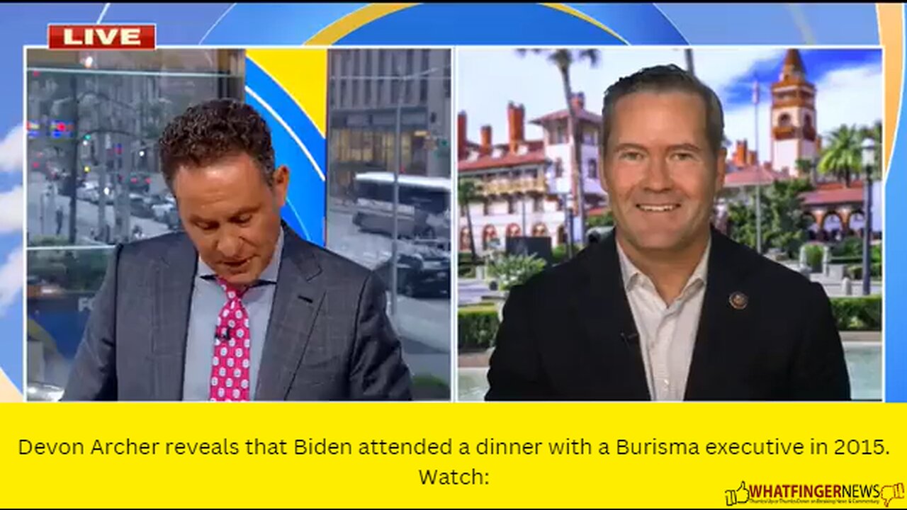 Devon Archer reveals that Biden attended a dinner with a Burisma executive in 2015. Watch: